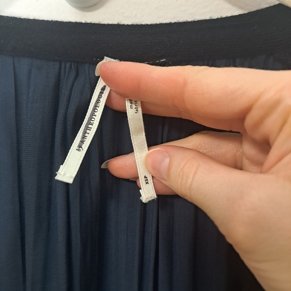 Anthropologie Long Twofer Cardigan Duster Black Xs - Picture 6 of 7